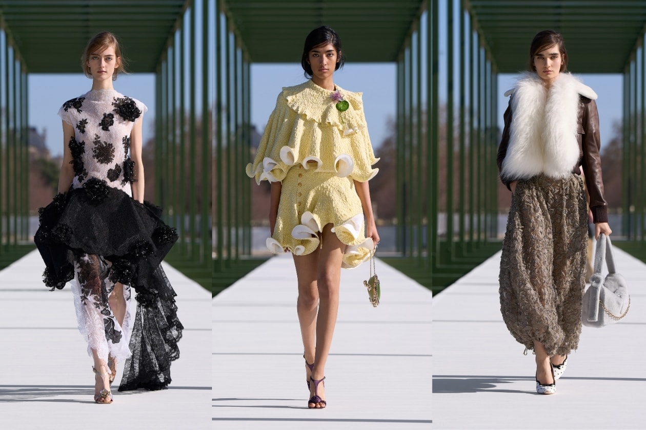 Paris Fashion Week, runway, chair dress, hairy, Hodakova, modelle, giardini