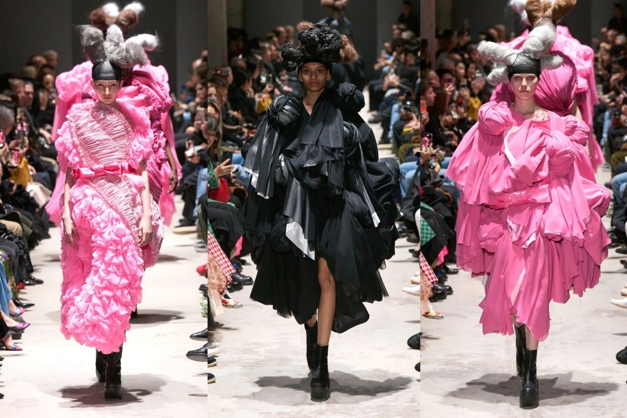 paris fashion week, runway, chair dress, hairy, hodakova, models, gardens, dior, mcqueen