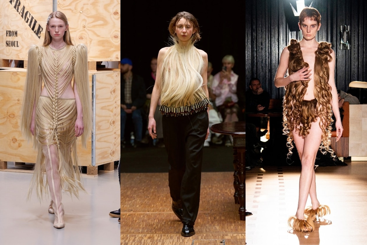 runway, milan, london, paris, new york, hair, lace up boots, leather trousers, snake print, texture