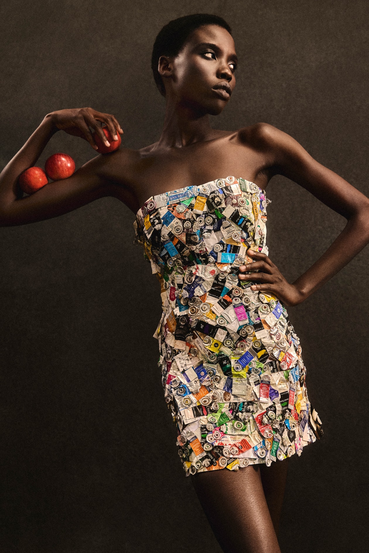 Marine serre, Mona Lisa, puzzle dress, Paris, collection 