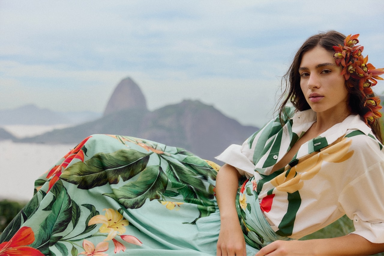 Farm Rio, campaign, collection, fashion, Brazil, dresses, color, clothing, models, summer