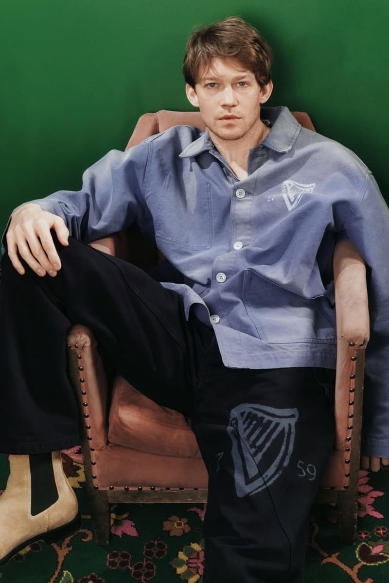 Little Simz, Joe alwyn, jw anderson, guinness, fashion, collaborations, campaigns, sweaters, knitwear, models, clothing