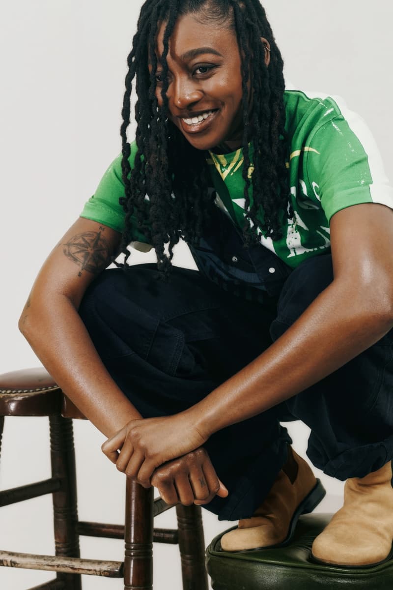 Little Simz, Joe alwyn, jw anderson, guinness, fashion, collaborations, campaigns, sweaters, knitwear, models, clothing