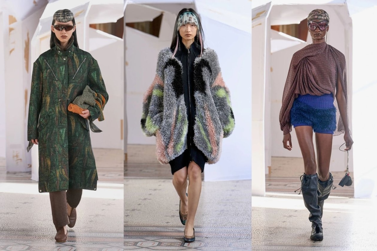 paris fashion week, runway, chair dress, hairy, hodakova, models, gardens, dior, mcqueen