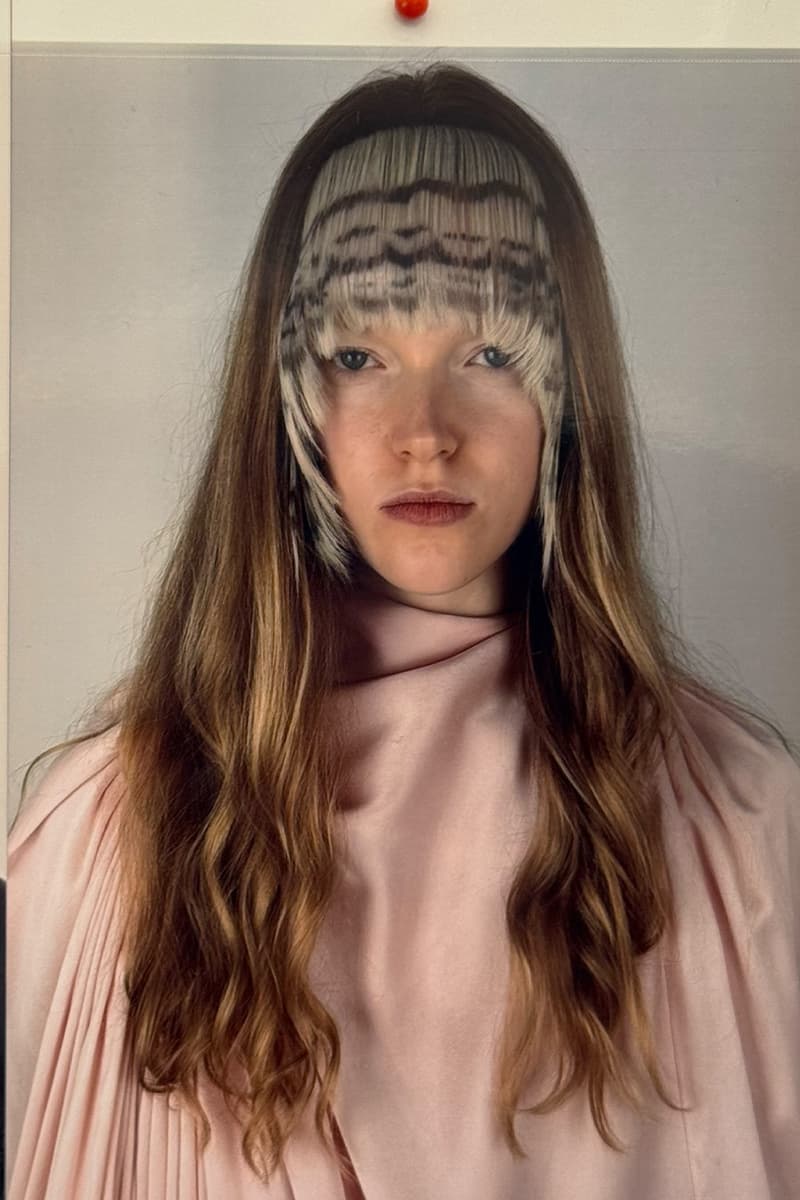 Kiko Kostadinov, Fall/Winter 2026, Paris Fashion Week, Striped Hair, Alysa Liu, Tomihiro Kono, Wigs, Hair