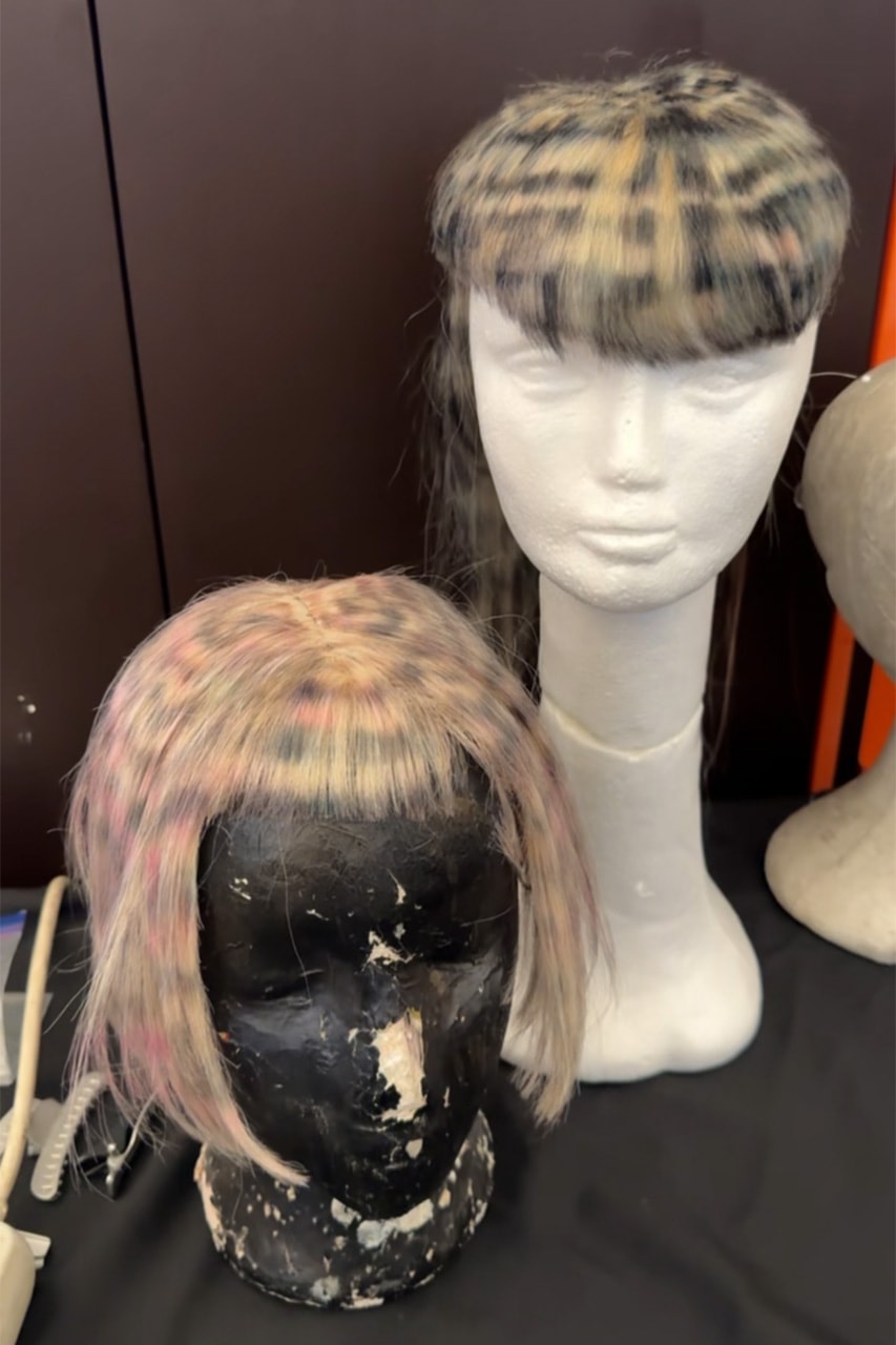 Kiko Kostadinov, Fall/Winter 2026, Paris Fashion Week, Striped Hair, Alysa Liu, Tomihiro Kono, Wigs, Hair