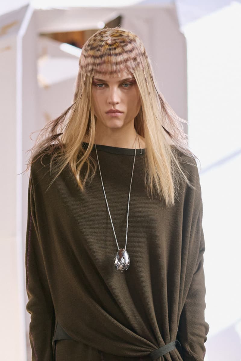 Kiko Kostadinov, Fall/Winter 2026, Paris Fashion Week, Striped Hair, Alysa Liu, Tomihiro Kono, Wigs, Hair