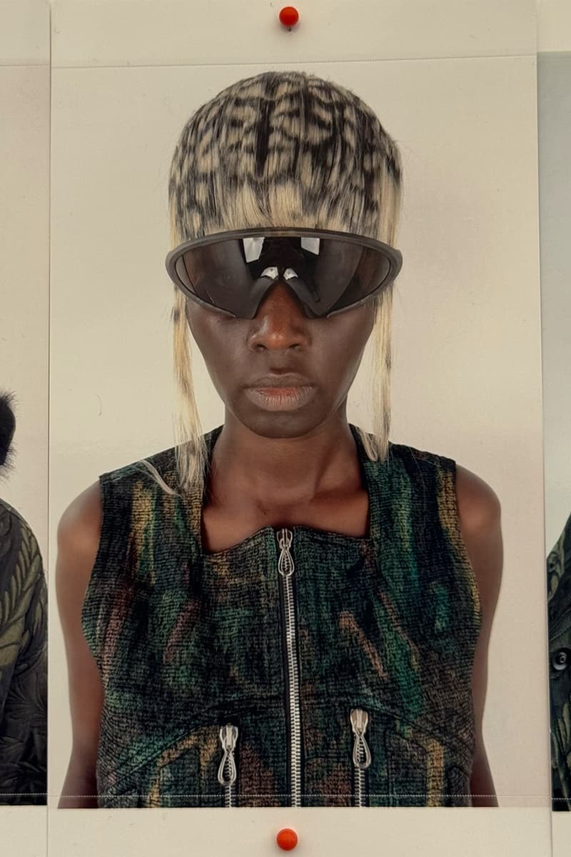 Kiko Kostadinov, Fall/Winter 2026, Paris Fashion Week, Striped Hair, Alysa Liu, Tomihiro Kono, Wigs, Hair