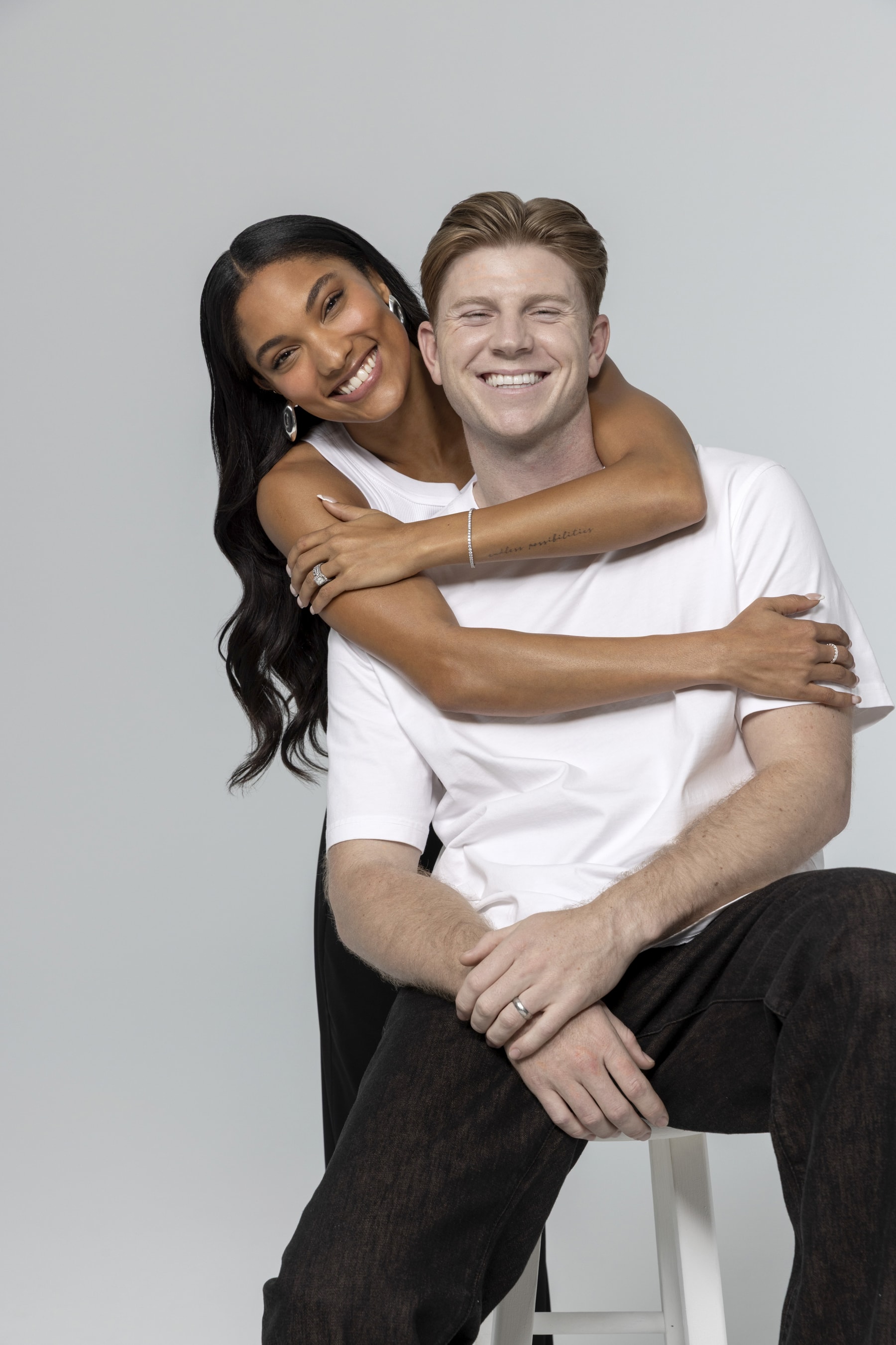 Tara Davis-Woodhall, Hunter Woodhall, Clinique, Skincare, Campaigns, Olympians, Athletes