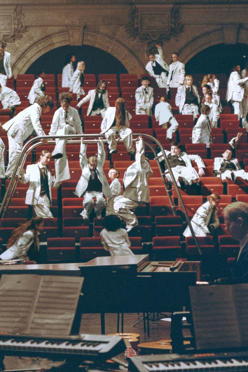 Maison Margiela, Max Richter, ss26, campaigns, fashion, film, orchestra, kids, musicians, clothes, opera, music