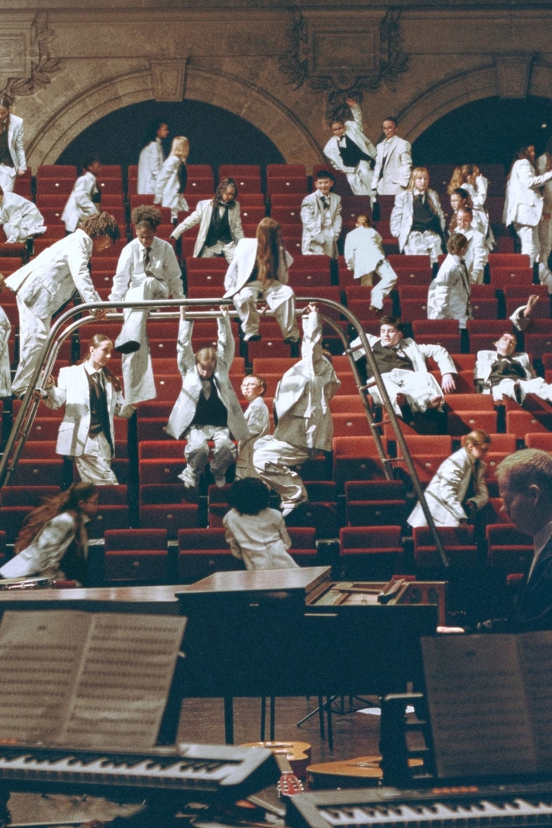Maison Margiela, Max Richter, ss26, campaigns, fashion, film, orchestra, kids, musicians, clothes, opera, music