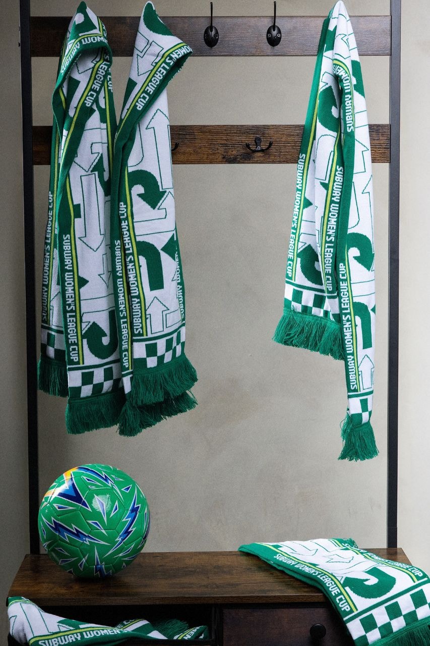 Hattie Crowther, Football Scarves, Subway, Women's League Cup, Women's League Cup Final, Manchester United, Chelsea, Women's Football, Sustainability, Fashion, Women's Soccer, WSL
