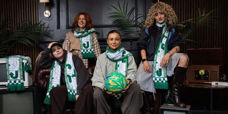 Hattie Crowther Designed Custom Football Scarves for the Subway Women's League Cup Final