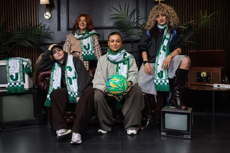 Hattie Crowther Designed Custom Football Scarves for the Subway Women's League Cup Final