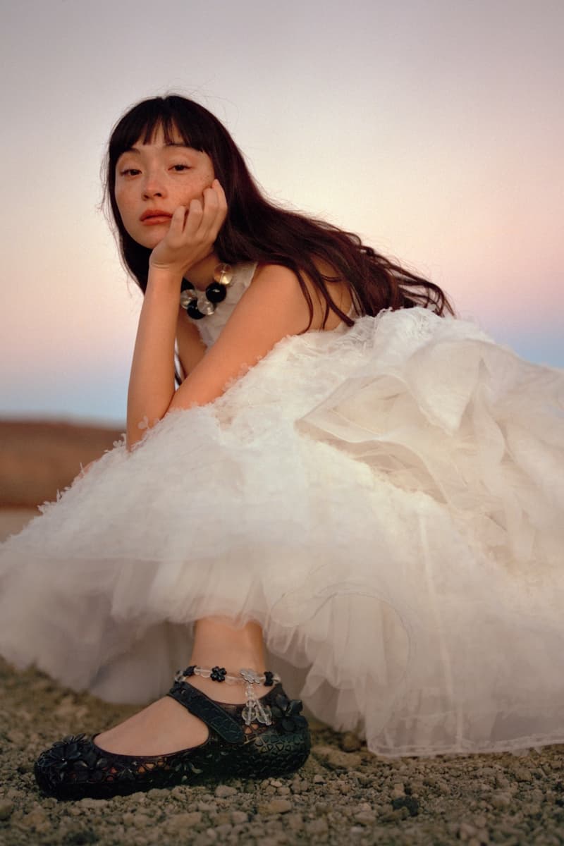 susan fang, melissa, shoes, footwear, jelly shoes, collaborations, fashion, models, campaigns, photo shoot