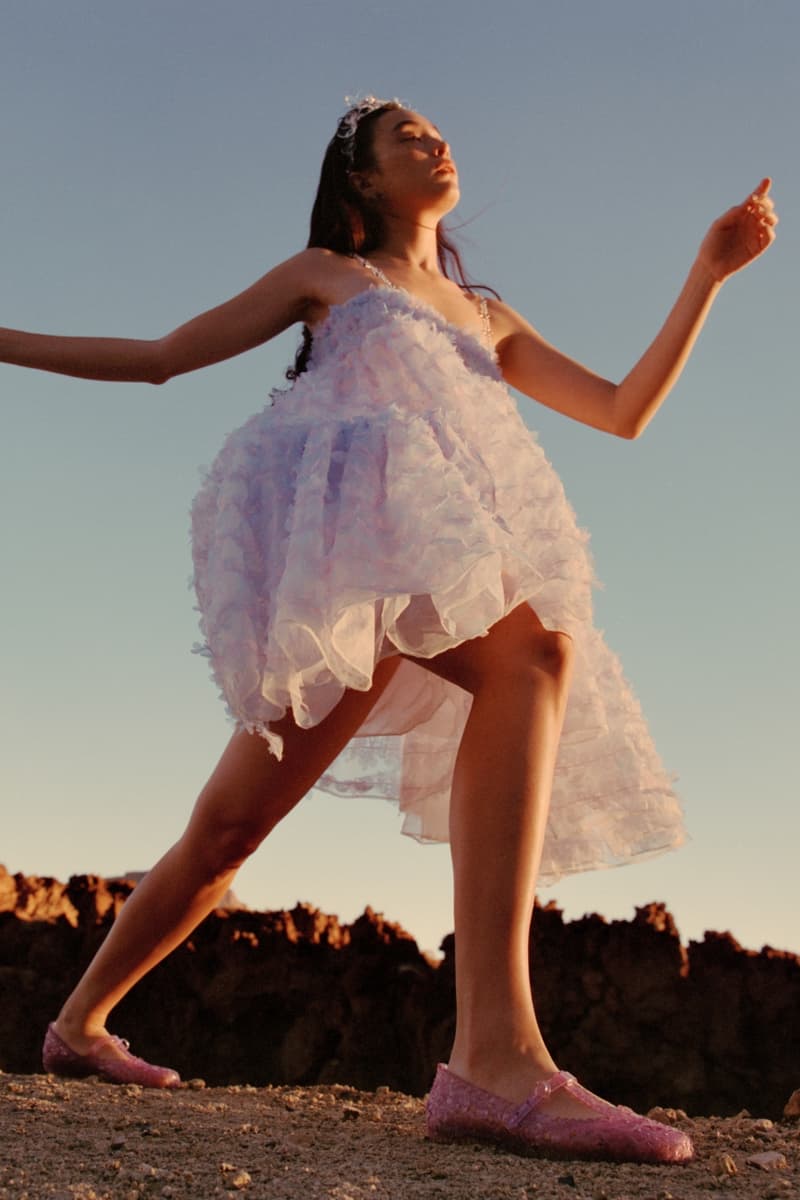 susan fang, melissa, shoes, footwear, jelly shoes, collaborations, fashion, models, campaigns, photo shoot