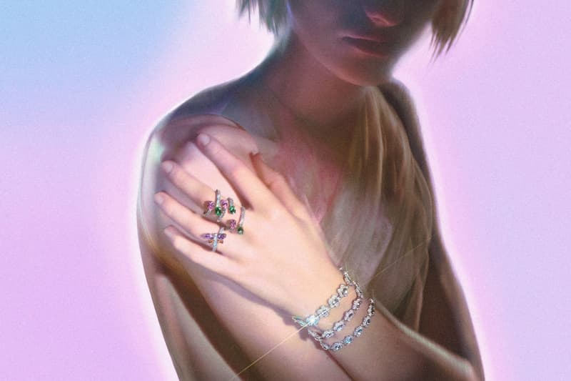 Swarovski, Ariana Grande, jewelry, jewellery, collaborations, jewels, accessories, campaigns, fashion, earrings, necklaces