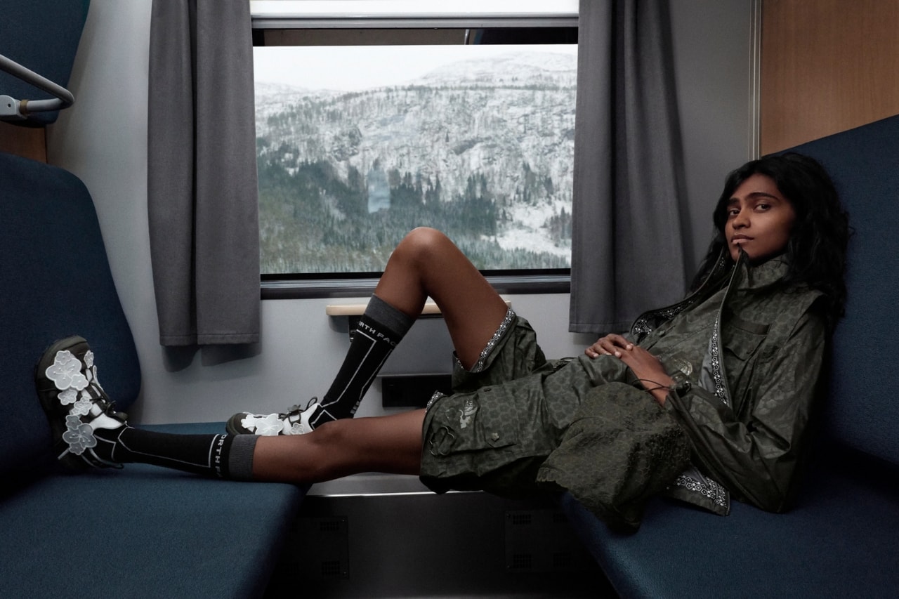 Cecilie Bahnsen, The North Face, collaborations, fashion, clothes, gorpcore, models, campaigns, technical wear, outerwear