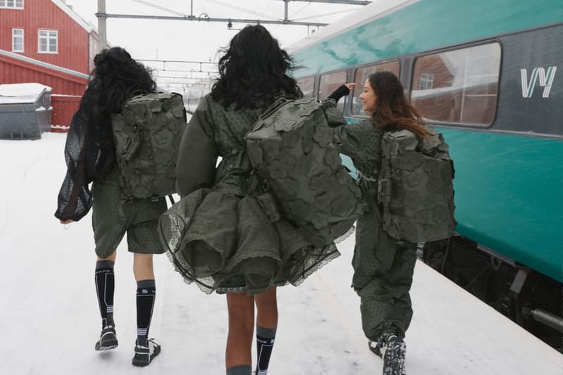 Cecilie Bahnsen, The North Face, collaborations, fashion, clothes, gorpcore, models, campaigns, technical wear, outerwear