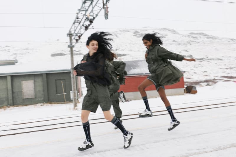 Cecilie Bahnsen, The North Face, collaborations, fashion, clothes, gorpcore, models, campaigns, technical wear, outerwear