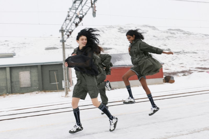 Cecilie Bahnsen, The North Face, collaborations, fashion, clothes, gorpcore, models, campaigns, technical wear, outerwear