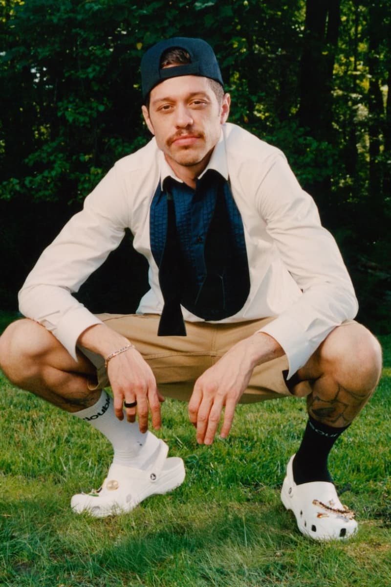 Pete Davidson, Crocs, Clogs, Saturday Night Live, Footwear News, Brand Ambassadors, comedians, actors