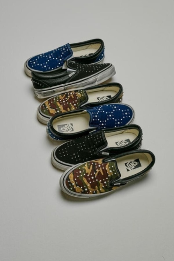 Vans, Vans Old Skool, Old Skool 36, Vans Slip-On, Sneakers, Footwear News, Sneaker Drops, Pearls, DIY Sneakers, Custom Sneakers, Skate Shoes