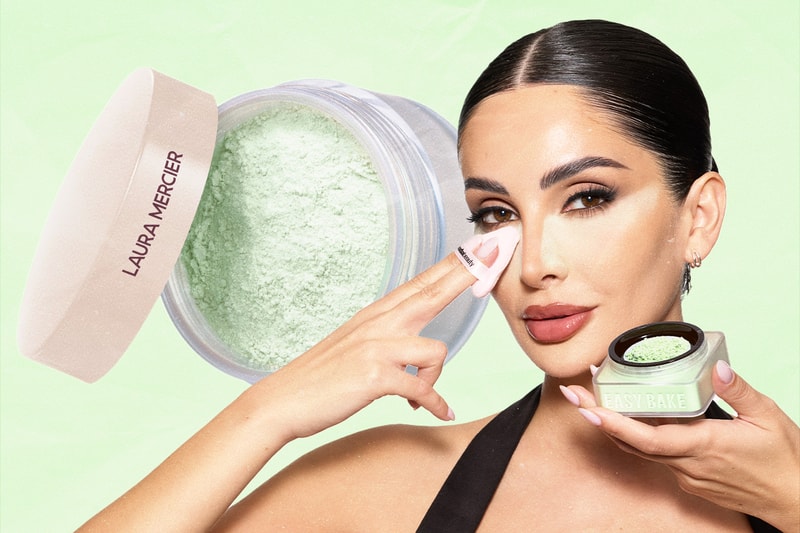Green Setting Powder, Huda Beauty, Laura Mercier, Makeup, Trends, Setting Powder, Color Correction