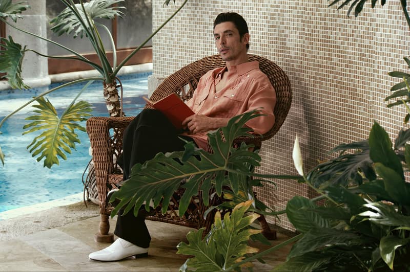 willy chavarria, zara, models, hispanic, swimming pool, couple, older woman, man