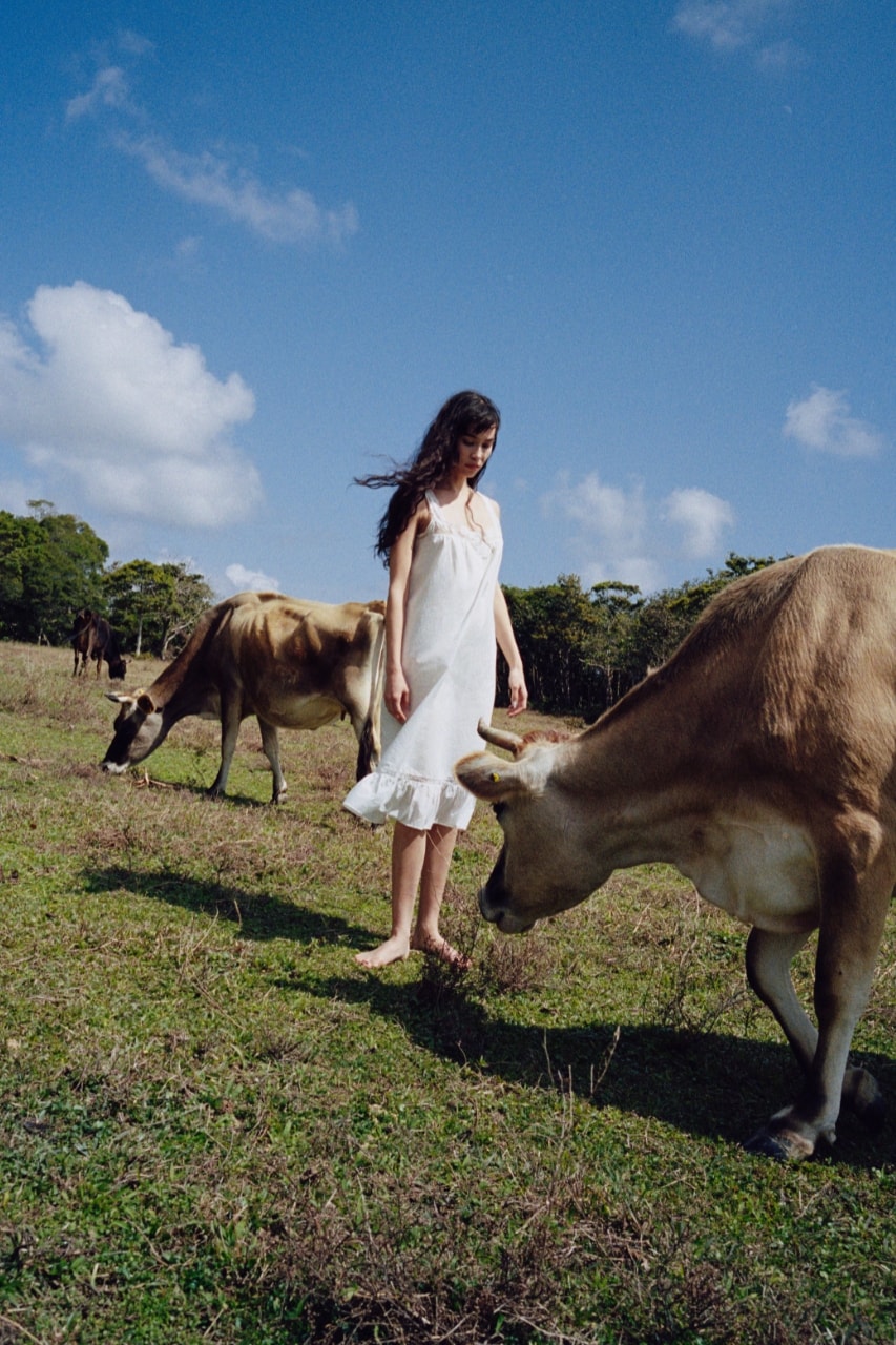 Cou Cou, spring, campaign, fashion, underwear, lingerie, photoshoot, japan, Okinawa, kiko mizuhara