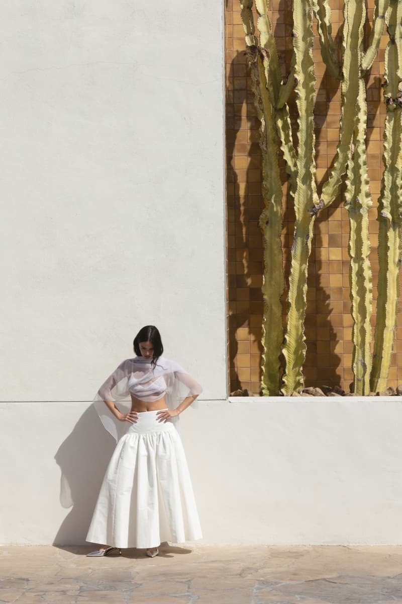 maje, luna blaise, fashion, campaign, photography, photo shoot, collections, clothing, white, dresses, models