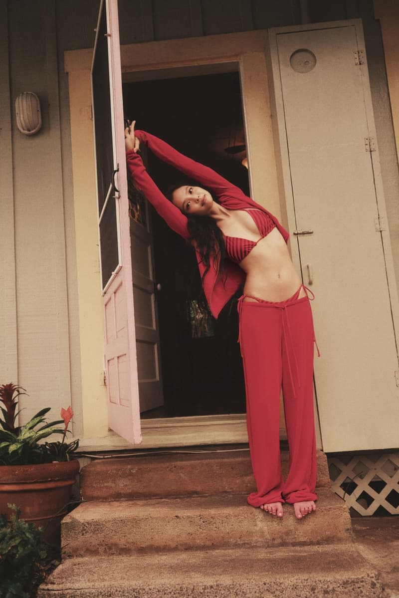 frankies bikinis, jennie, k-pop, music artist, swimwear, bikini top, pants, 