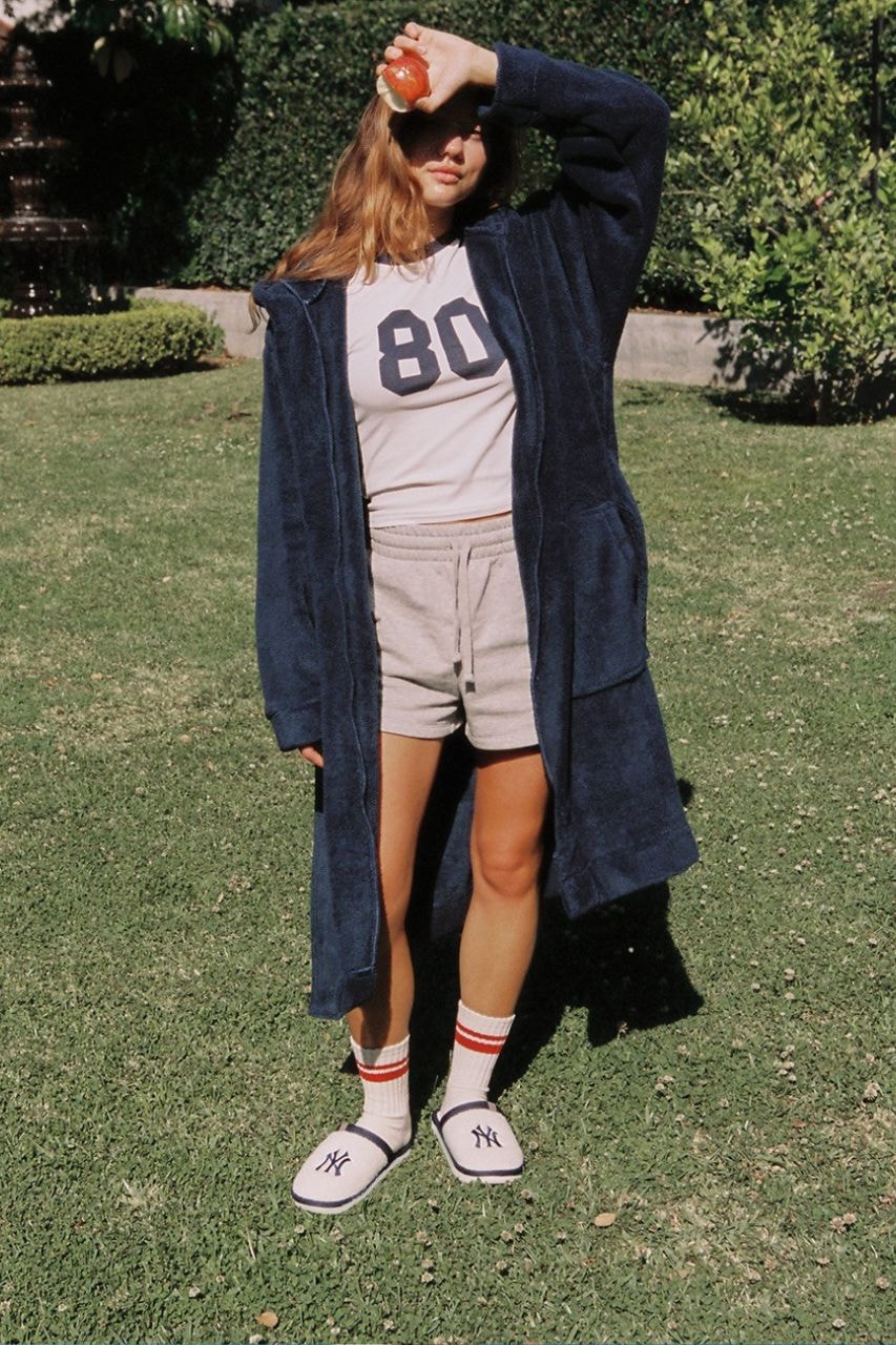 Brunch, New York Yankees, Yankees, Baseball, MLB, Slippers, Robes, Slipper Loafers, House Slippers, Bedroom Slippers, Hotel Slippers, House coats, Bathrobes, Loungewear