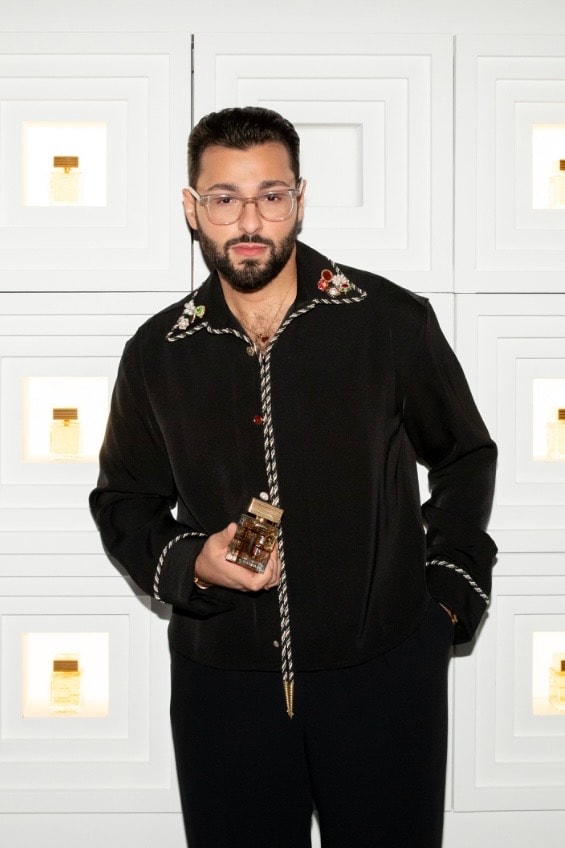 balmain beauty destin de balmain pop up event exclusive nyc new york city fragrance perfume scent peonies recap what went down here's what happen