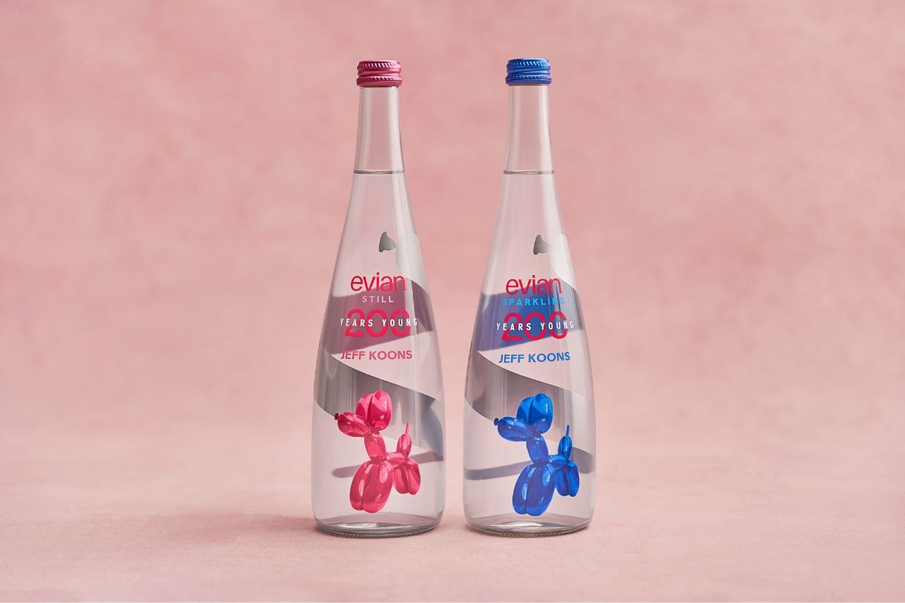 Evian, Jeff Koons,  Collaboration, Water Bottle, Design