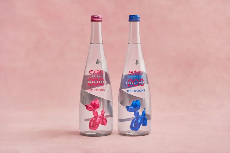 Evian, Jeff Koons,  Collaboration, Water Bottle, Design