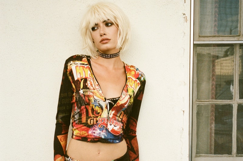 GUESS JEANS, HYSTERIC GLAMOUR, denim, collaborations, fashion, jeans, campaigns, models, motel, y2k