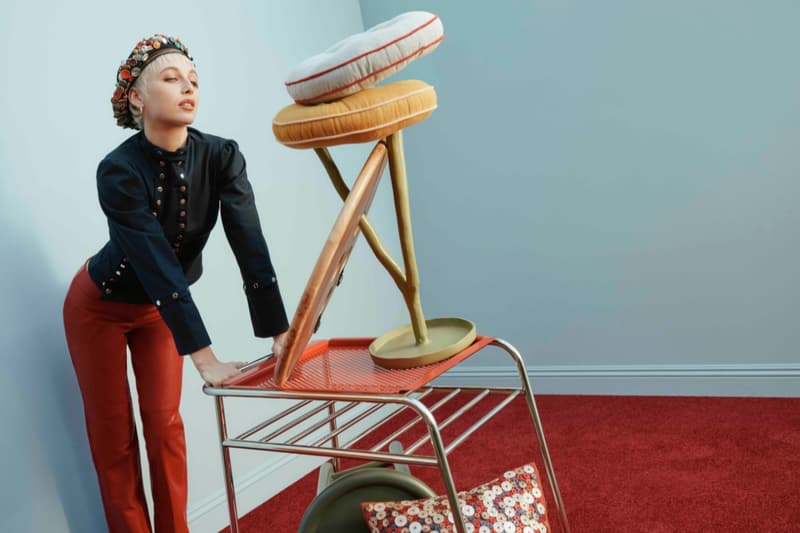 Emma Chamberlain, West elm, furniture, homeware, interiors, textiles, campaigns, collaborations, bedroom