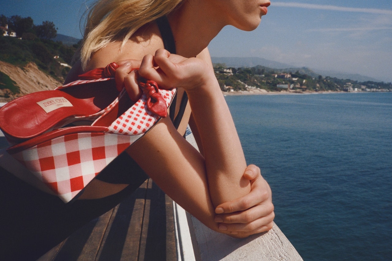 Jimmy Choo, footwear, sandals, heels, shoes, campaigns, fashion, beach, photography