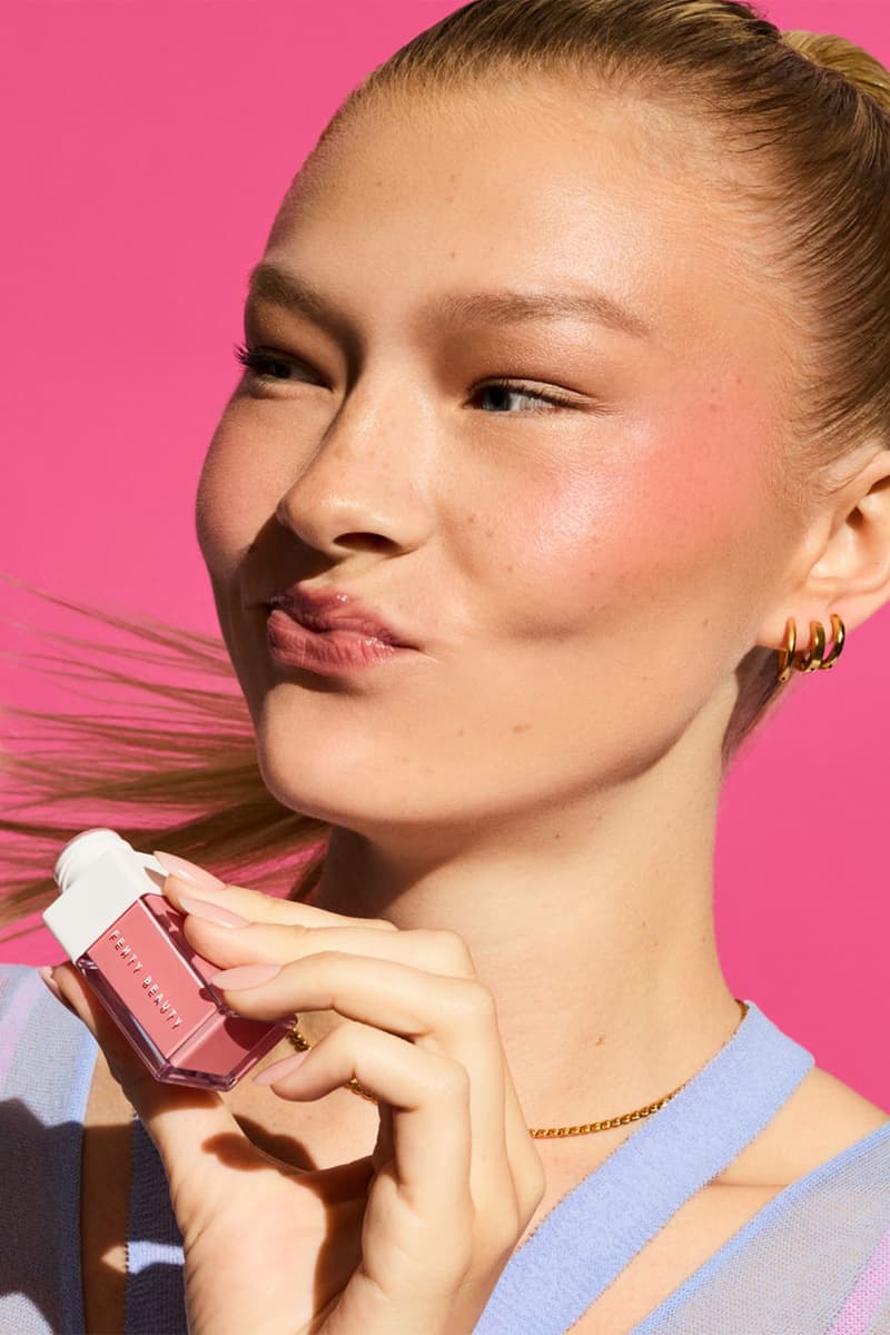 Rihanna, Fenty Beauty, Shake N Play Buildable Liquid Blush, Makeup, Blushes, Campaigns