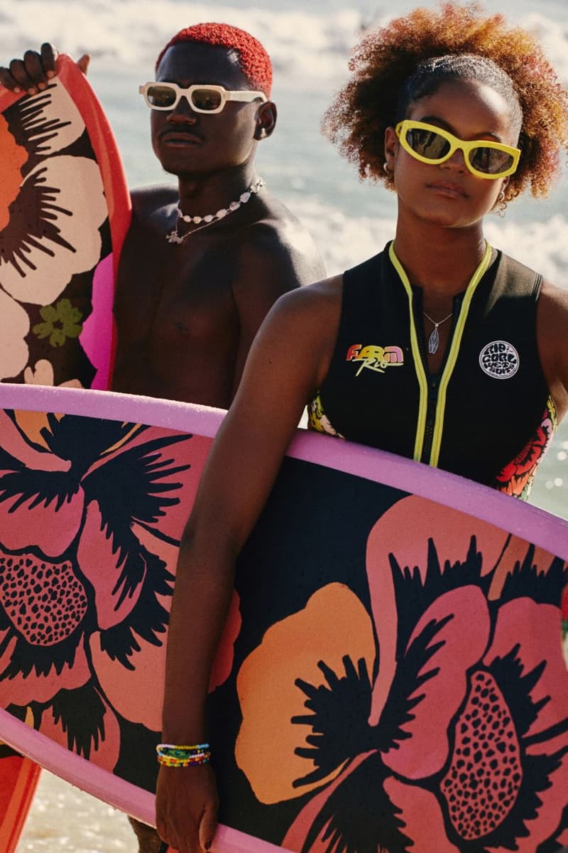 FARM Rio, Rip Curl, Surfing, Wetsuits, Swimwear, Surfboards, Collaborations, Brazil, Australia, Sportswear