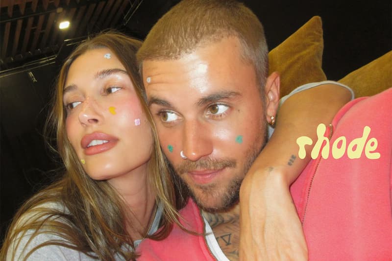 Justin Bieber, Hailey Bieber, Rhode, The Biebers Capsule, Spotwear, Peptide Lip Treatment Caramelized Banana, Peptide Eye Prep Banana Peel