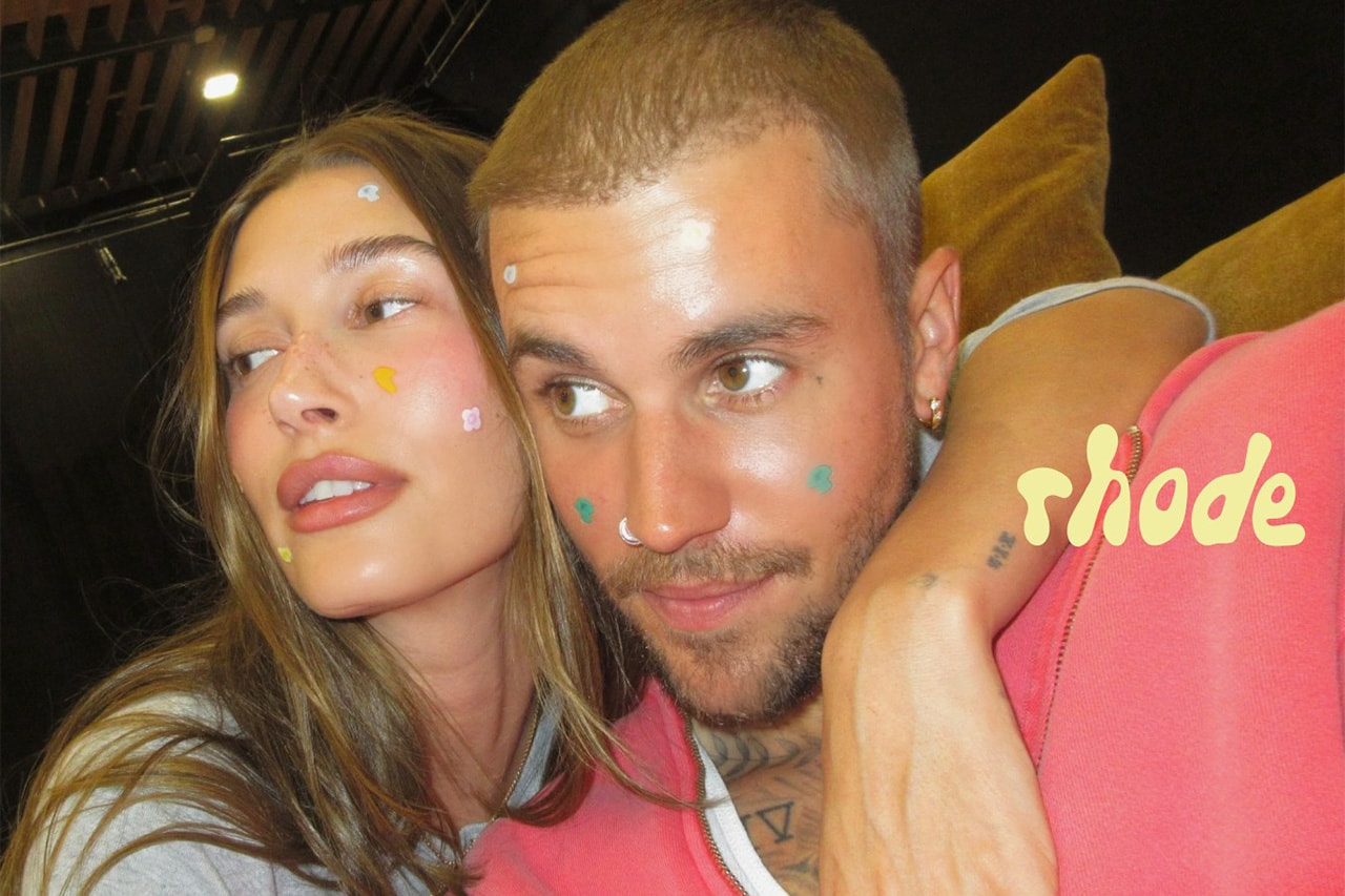 Justin Bieber, Hailey Bieber, Rhode, The Biebers Capsule, Spotwear, Peptide Lip Treatment Caramelized Banana, Peptide Eye Prep Banana Peel