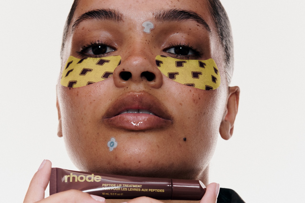 Justin Bieber, Hailey Bieber, Rhode, The Biebers Capsule, Spotwear, Peptide Lip Treatment Caramelized Banana, Peptide Eye Prep Banana Peel