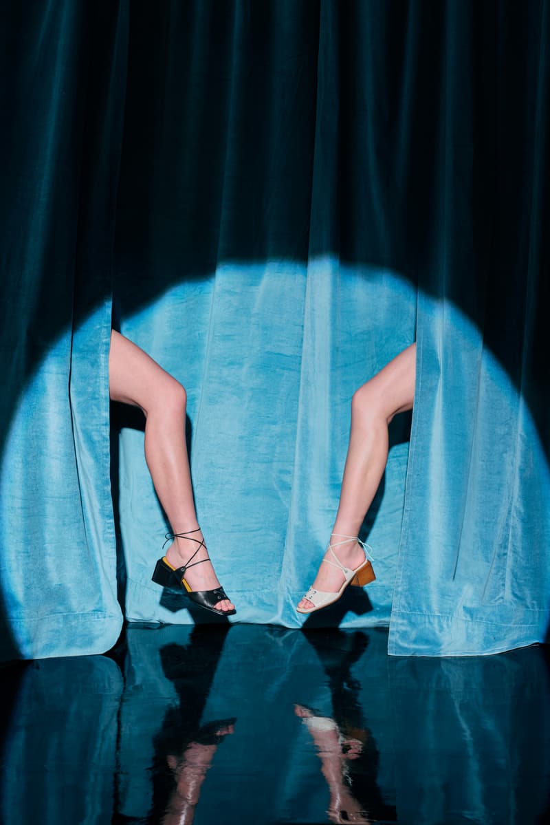 lili curia, footwear, pointed heels, kitten heel, mules, women, leotard, bodysuit, theatre