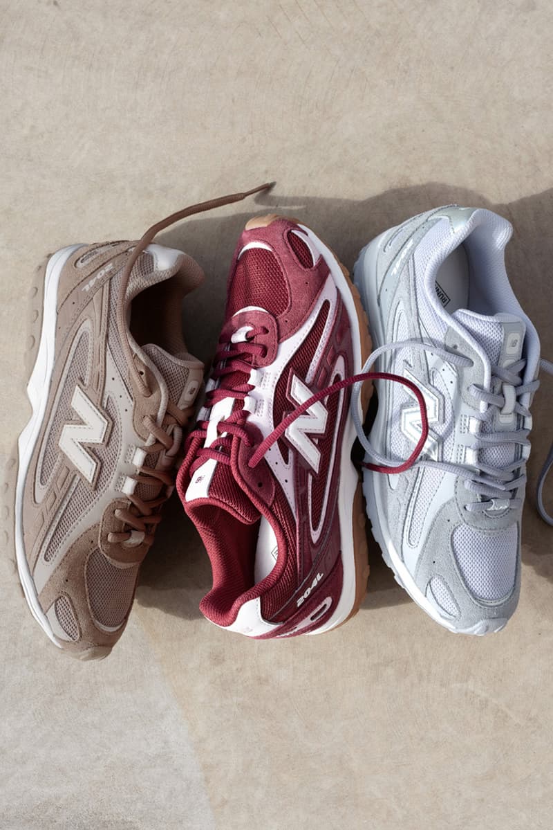 new balance jd sports 204L Skye Newman grey red purple brown london event salon SALT rosalia pack exclusive weekend campaign