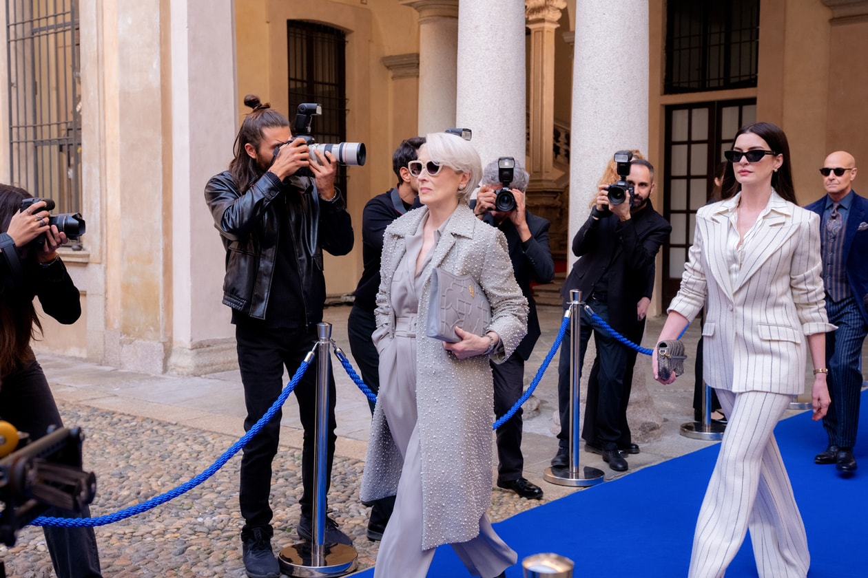 devil wears prada 2 20th century studiios movie film culture clothes runway mag approved magazine miranda priestly meryl streep anne hathaway andy sachs spring 2026 may release