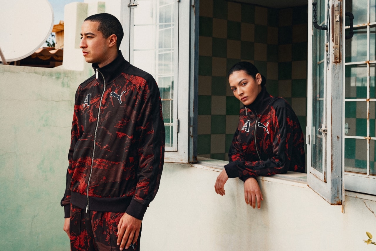 priya ahluwalia, designer. african football, puma football boots, sneakers, bags, mini skirt, 