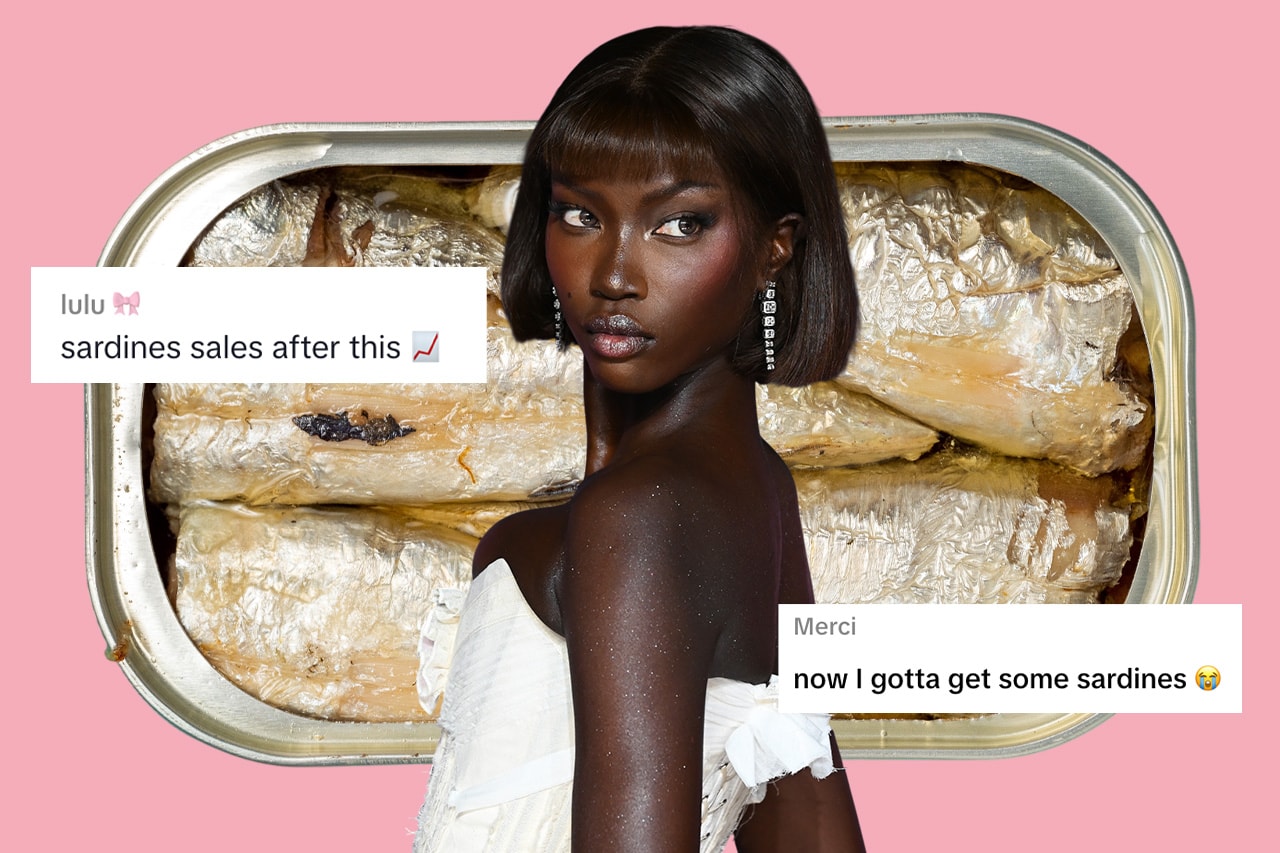 Anok Yai, Sardines, Skincare, Trends, Sardine Skincare, Beauty Secret, Victorias Secret Fashion Show