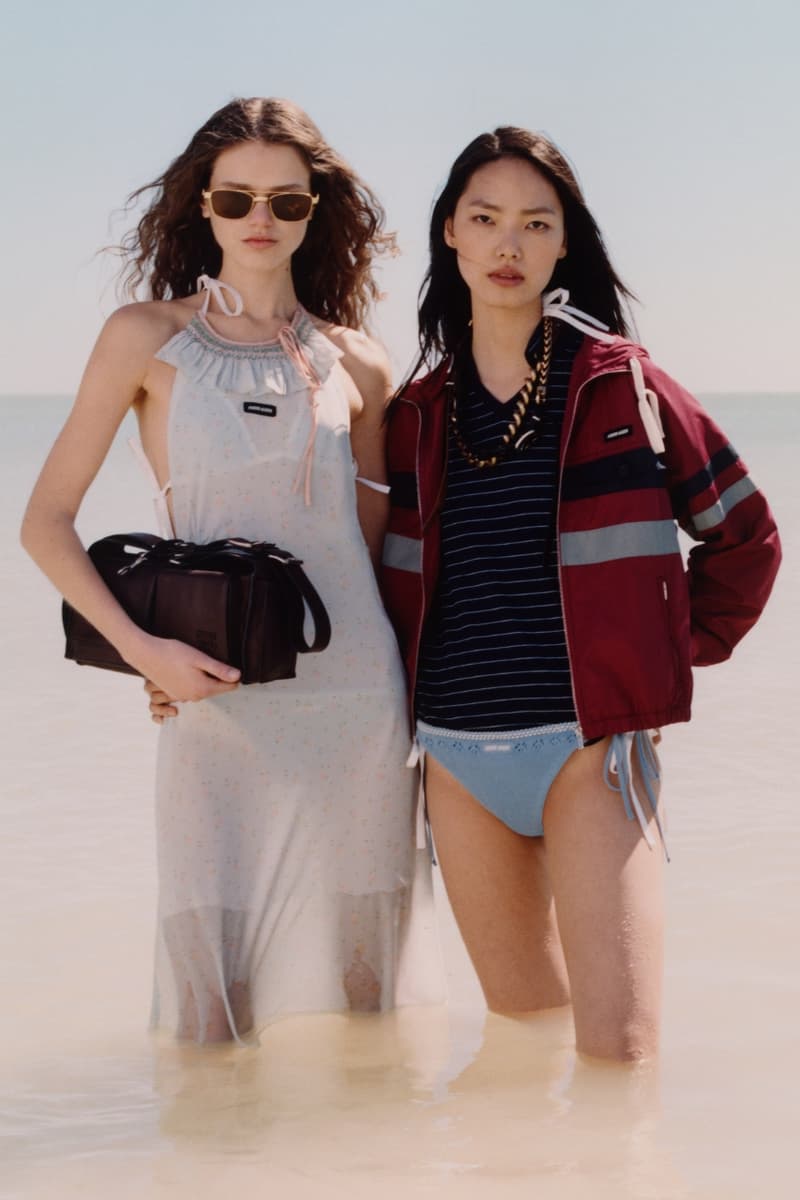 miu miu, campaigns, fashion, models, clothes, beach, summer, dresses, ocean